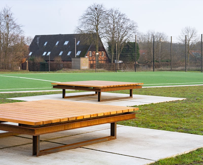 Innovative Freiraummöblierung im Oxford-Quartier Münster