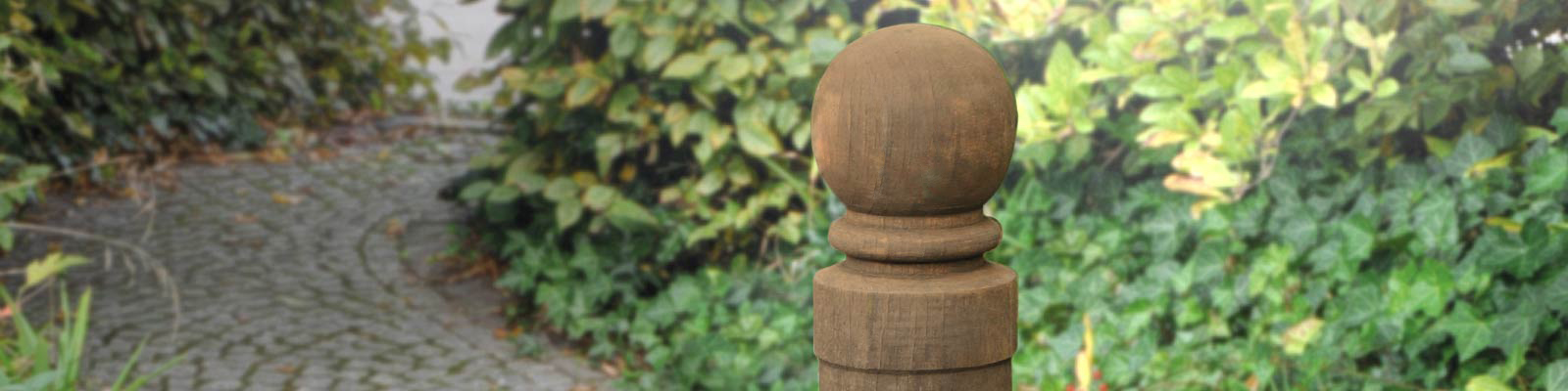 Timber bollards