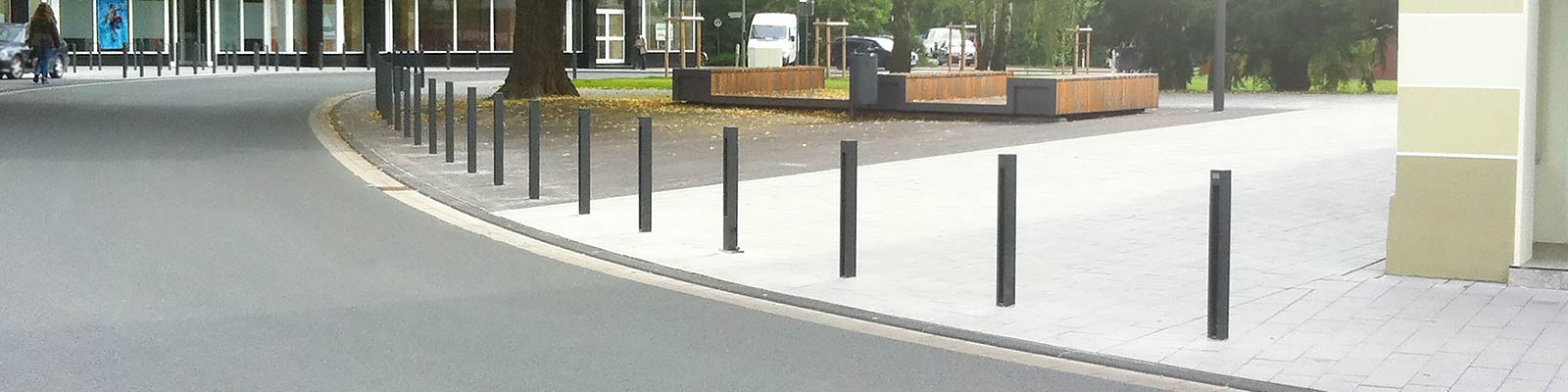 Steel bollards