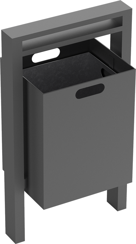  Litter bin Series 710 square