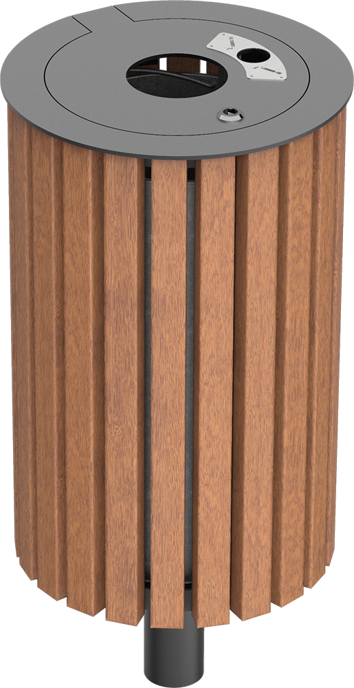  Litter bin Series 800 timber
