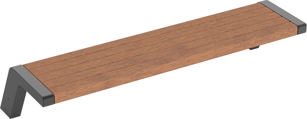 Banquette Jump avec assise en bois