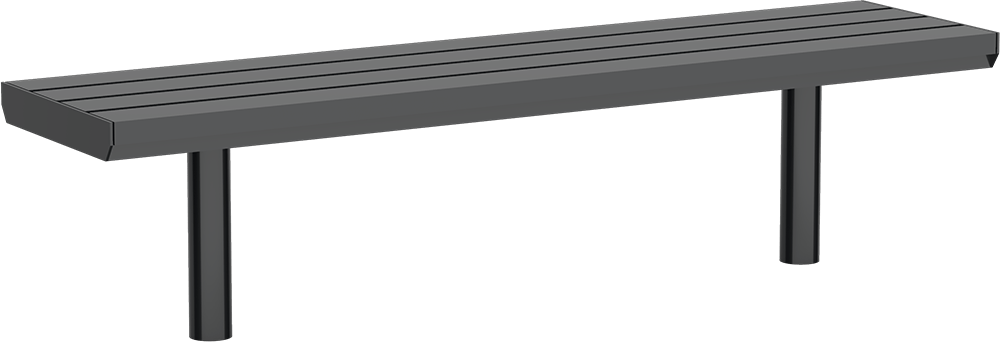 Banquette Aurich ST avec assise en acier