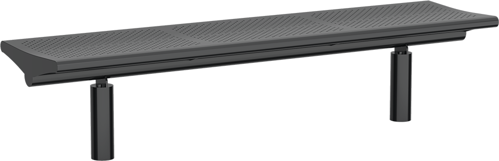 Banquette Essen avec assise en acier