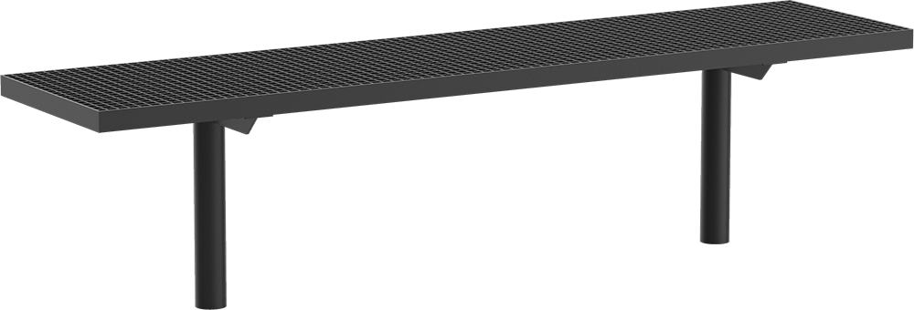 Banquette Lübeck avec assise en acier