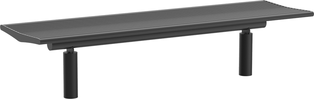 Banquette Römö avec assise en acier