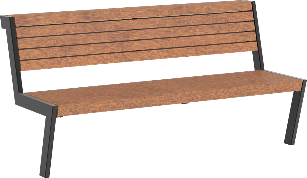 Banc Henne avec assise en bois