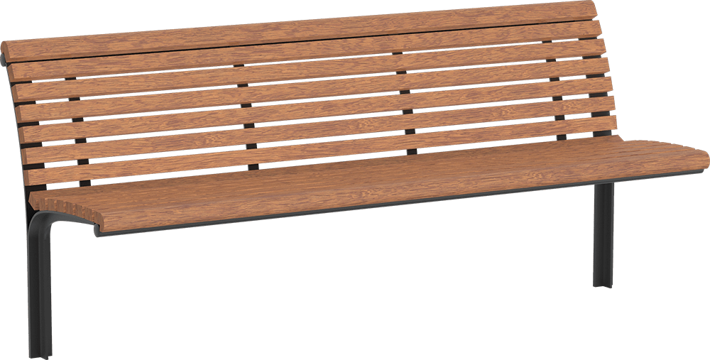 Banc Taragona avec assise en bois