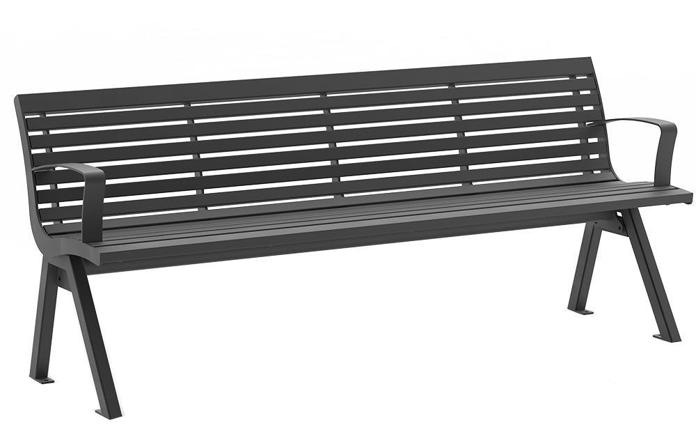 Banc Fanö RE avec assise en acier