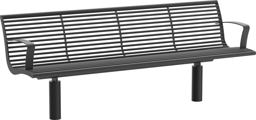  Sitzbank Römö mit Stahlauflage