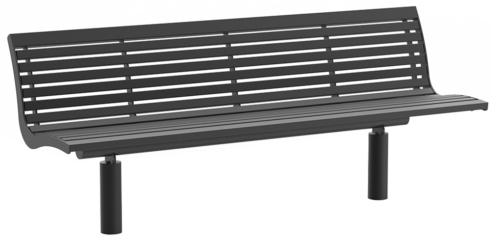 Banc Römö RE avec assise en acier