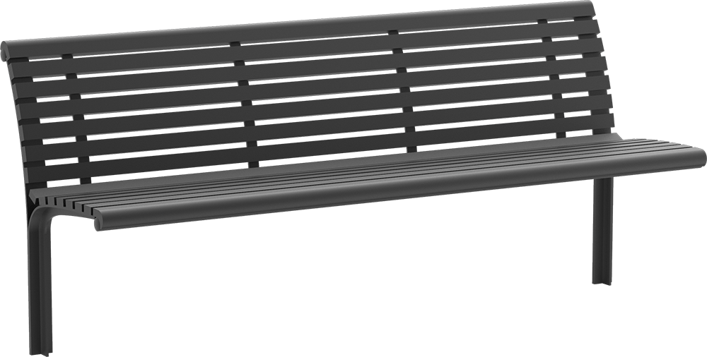 Banc Taragona ST avec assise en acier