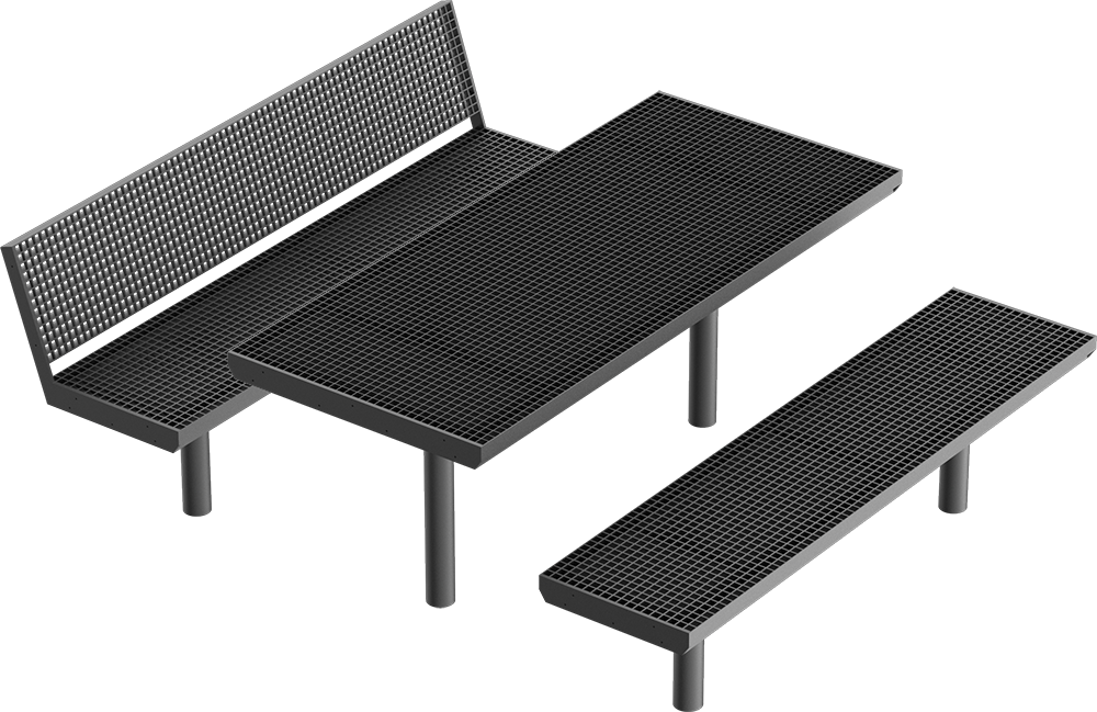 Ensemble table et bancs Aurich GB