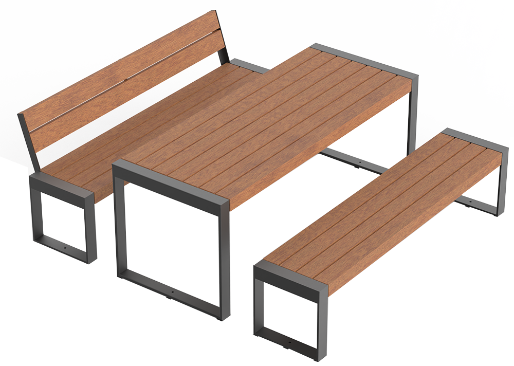 Ensemble table et bancs Espo