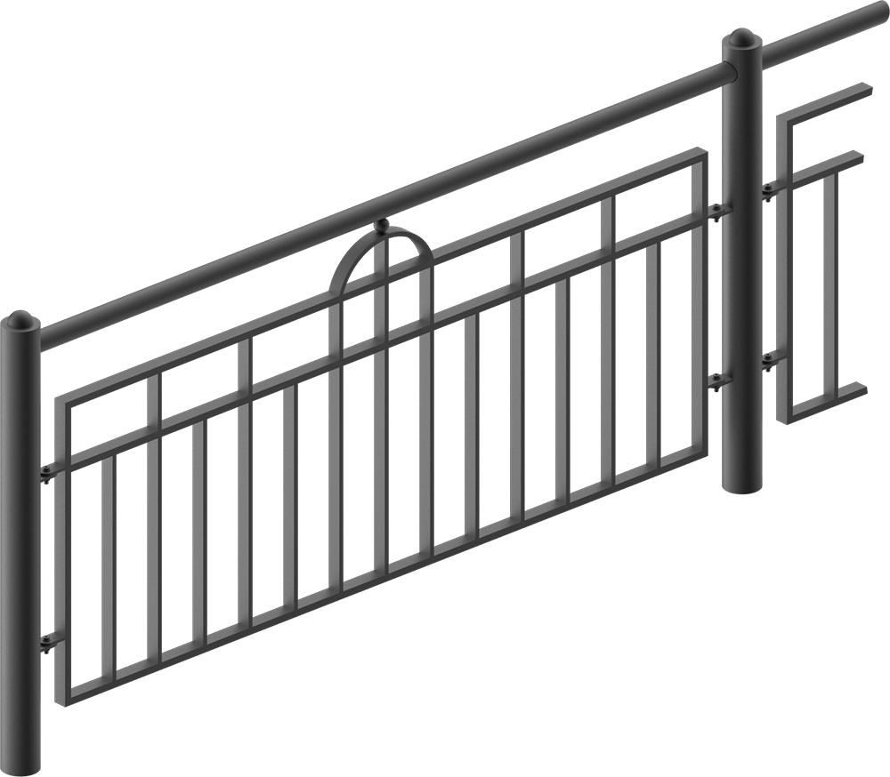 Guardrail with infill Pirmasens